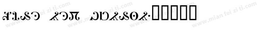 time new ronman字体转换